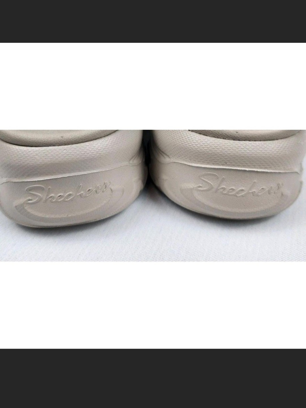 Skechers Women’s Light Gray Crisscross Comfort Sandals - Picture 5 of 5